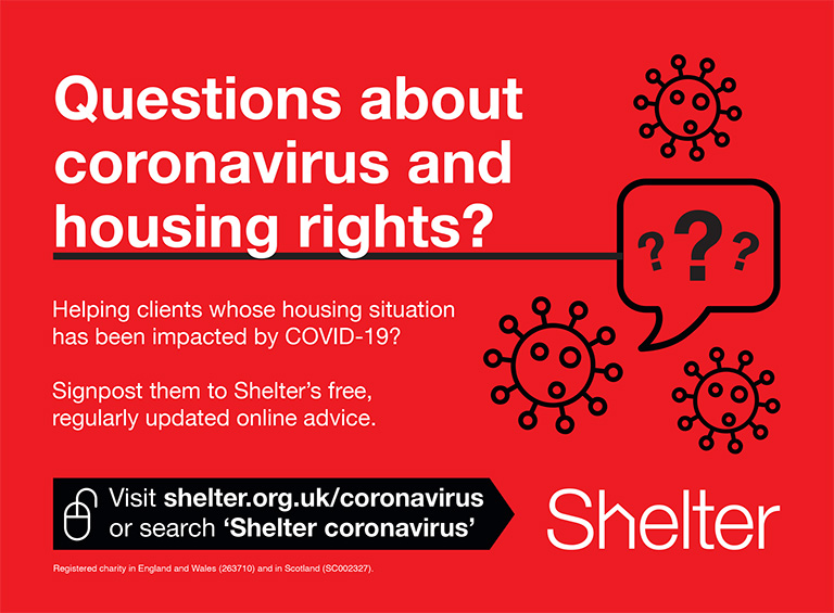 Questions about coronavirus and housing rights?