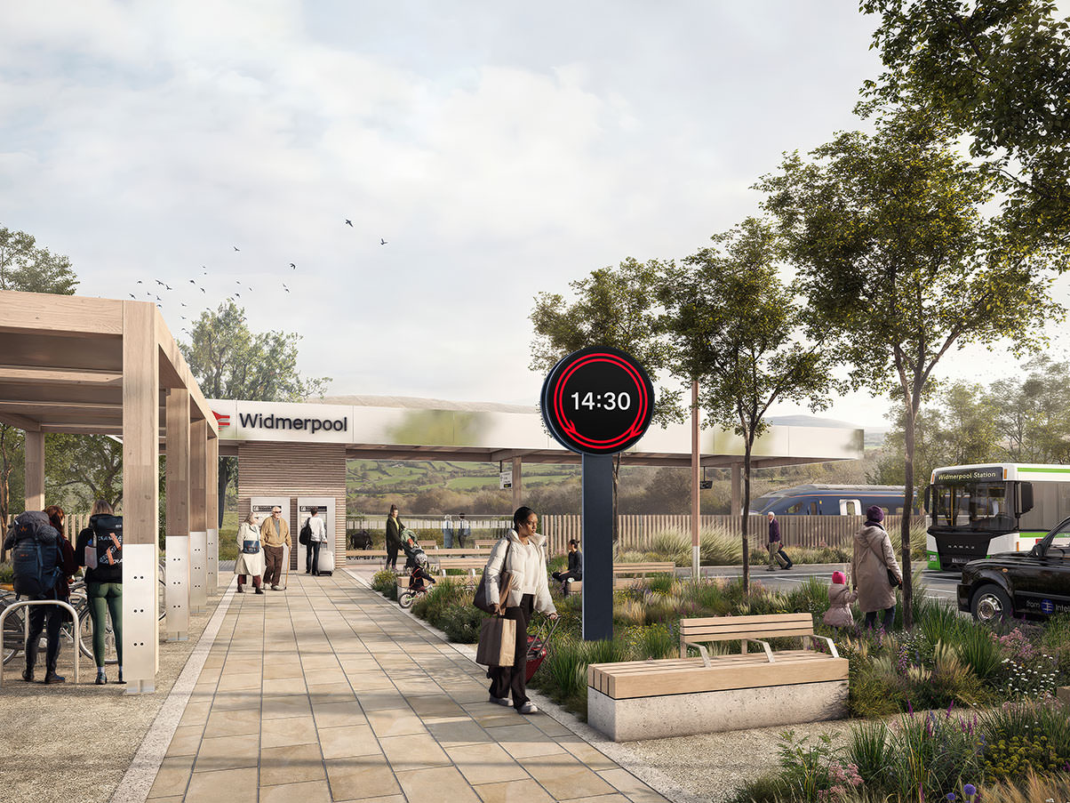 Guiding you to achieve your design aspirations | Rail Clock by Design Bridge and Partners © Network Rail