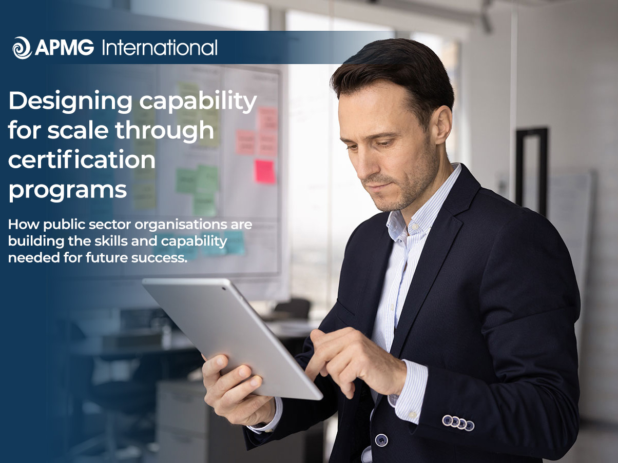 Designing capability for scale through certification programs